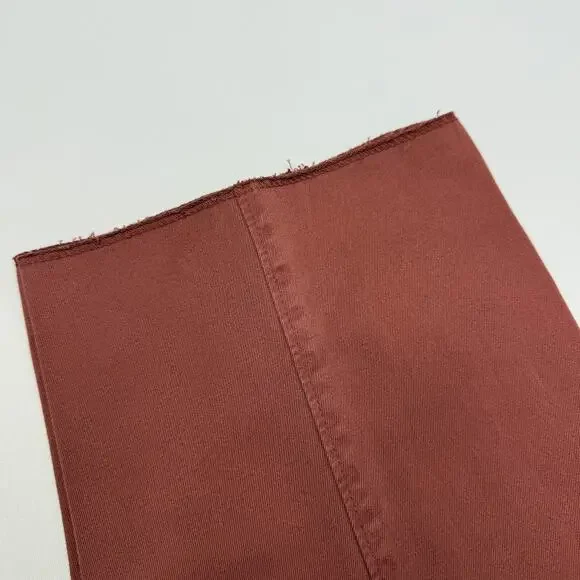 Orvis Pants Mens 34 Rust Surf Washed Cotton Chino Unfinished Hem Straight Leg - Picture 9 of 10